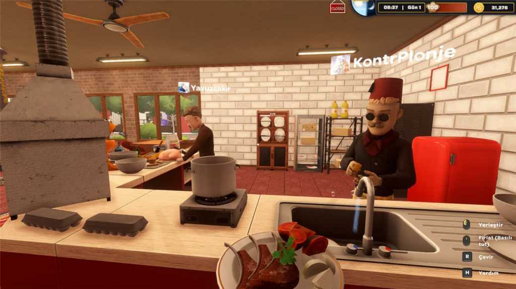烤肉串模拟器/Kebab Chefs! - Restaurant Simulator/支持网络联机