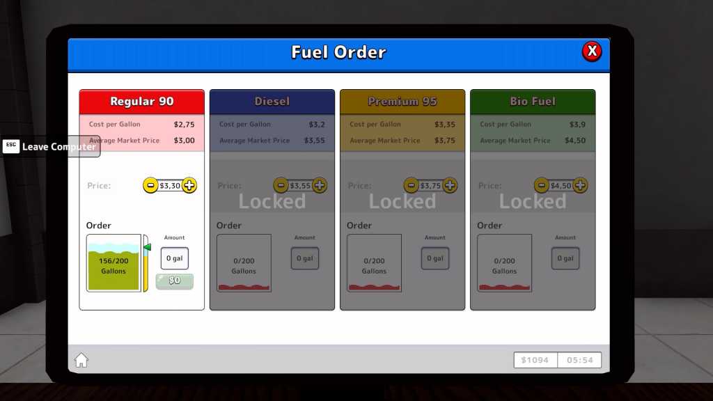 加油站经理/Gas Station Manager