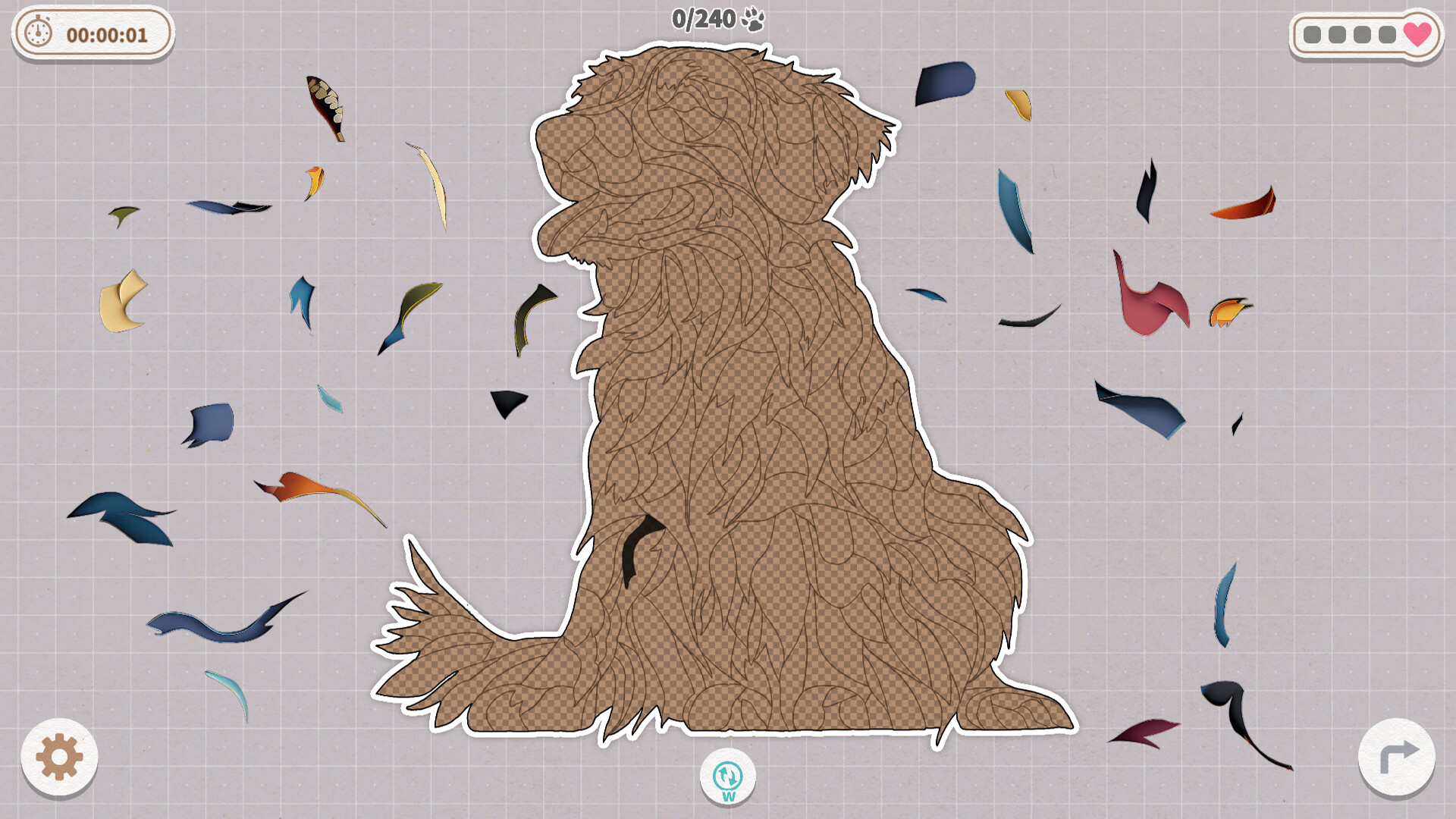 挤在一起的狗狗们/Dogs Huddled Together