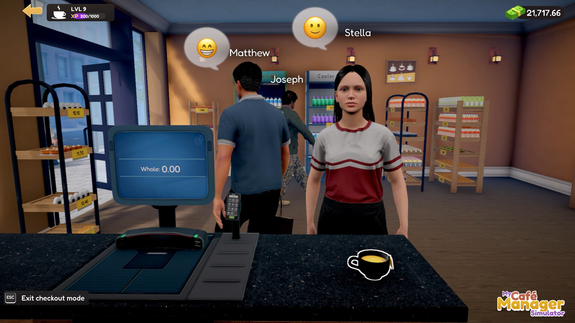 咖啡店主理人模拟器/My Cafe Manager Simulator