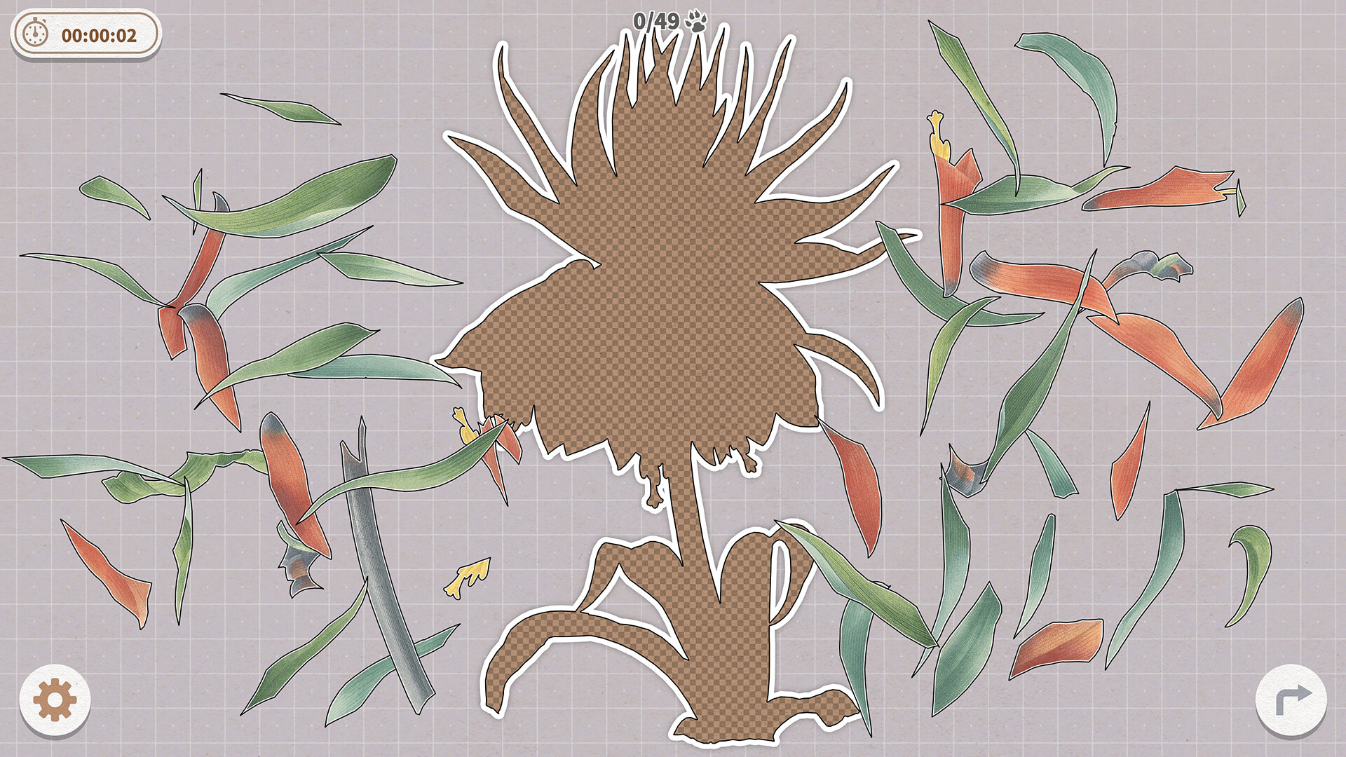 挤在一起的植物/Plants Huddled Together